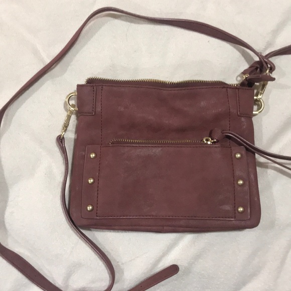 Francesca’s Maroon Satchel Bag - Picture 1 of 4
